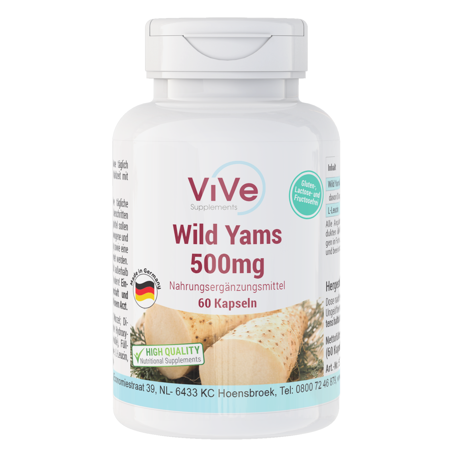 Wild Yams-Extrakt 500 mg | Vive Supplements