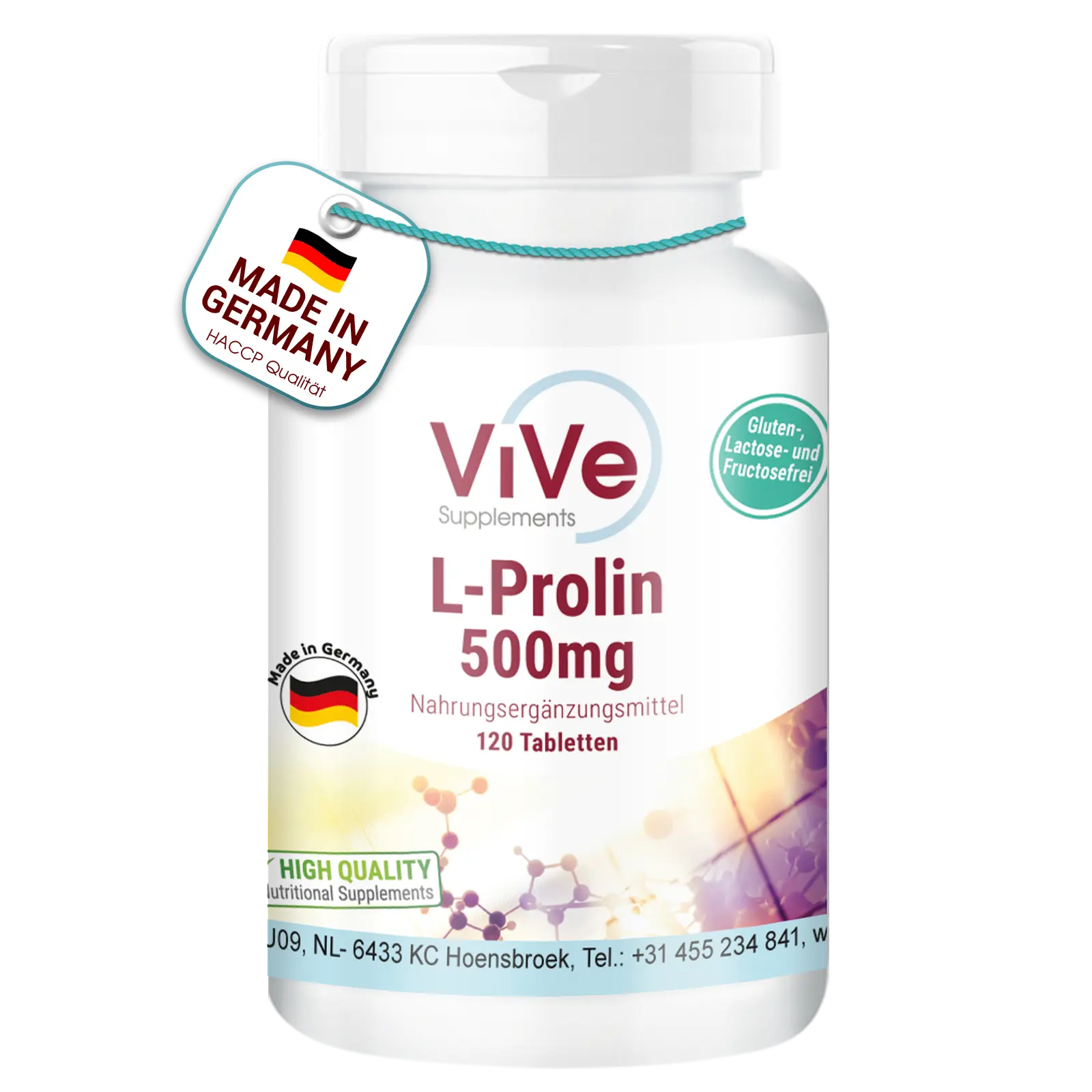 L-Prolin 1000mg | Vive Supplements L-Prolin 1000mg | Vive Supplements