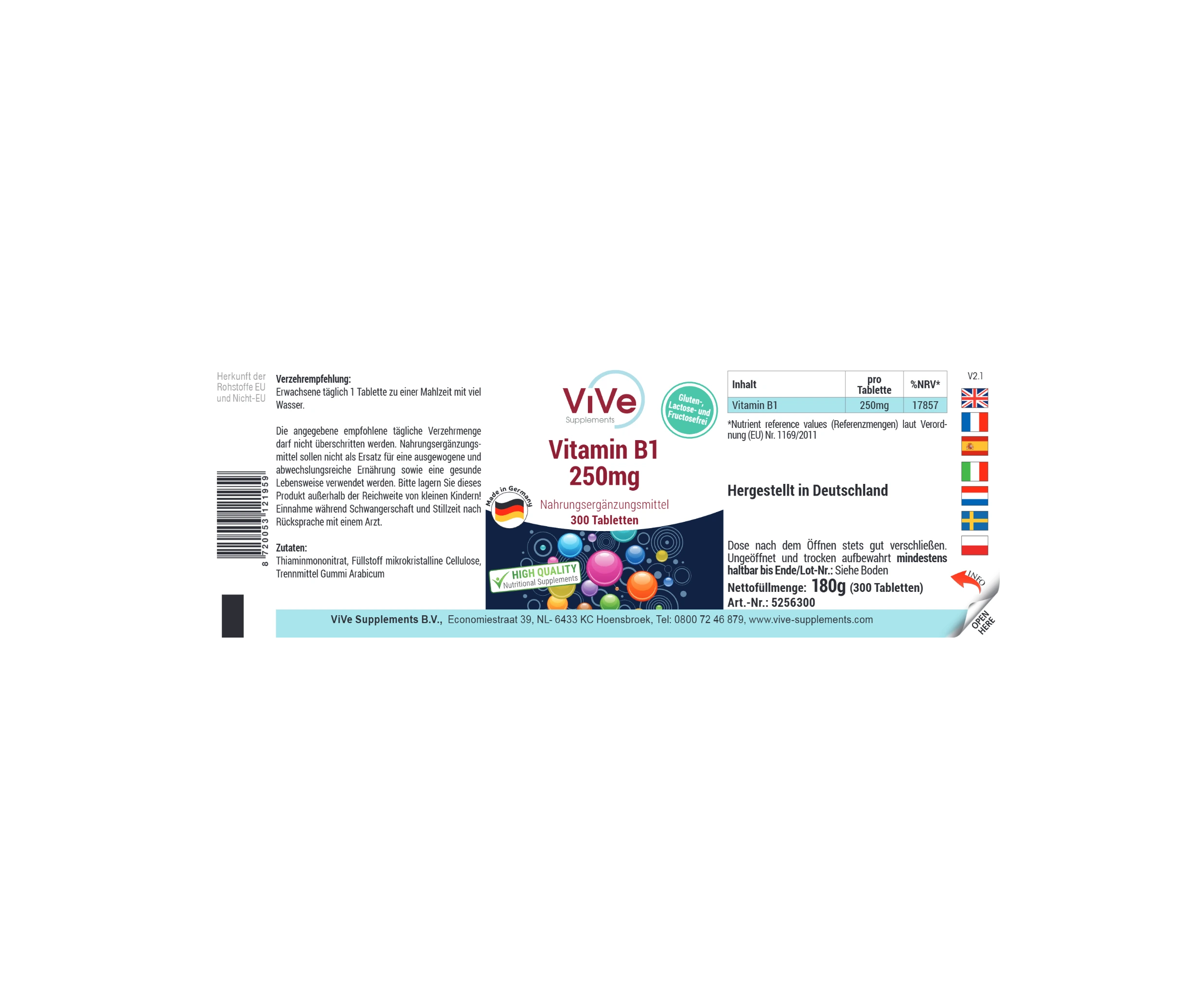 Vitamin B1 250mg