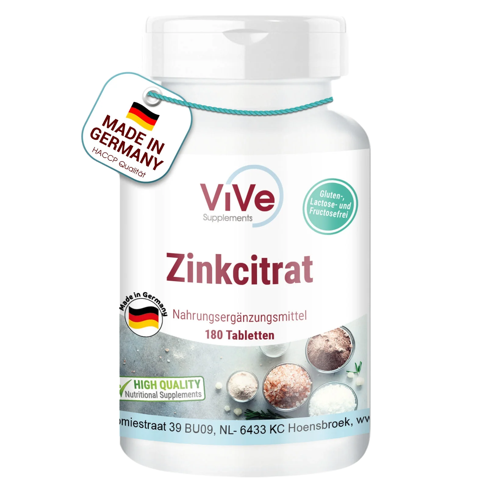 Zink 25mg - aus Zinkcitrat