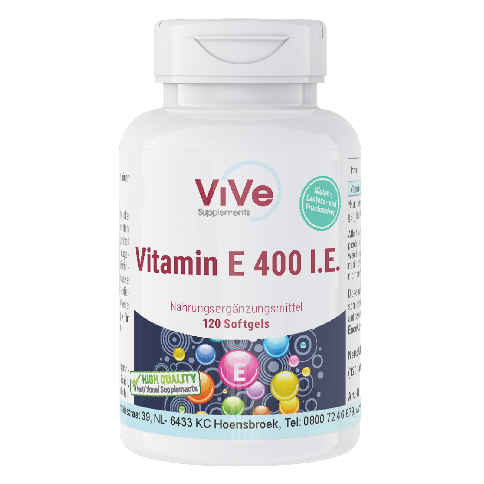 Vitamin E 400 I.E. | Vive Supplements