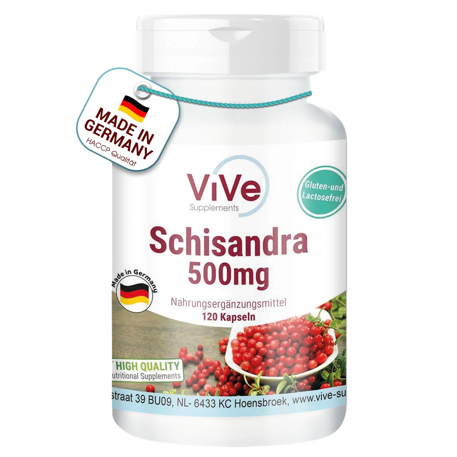 Schisandra 500mg | Vive Supplements Schisandra 500mg | Vive Supplements