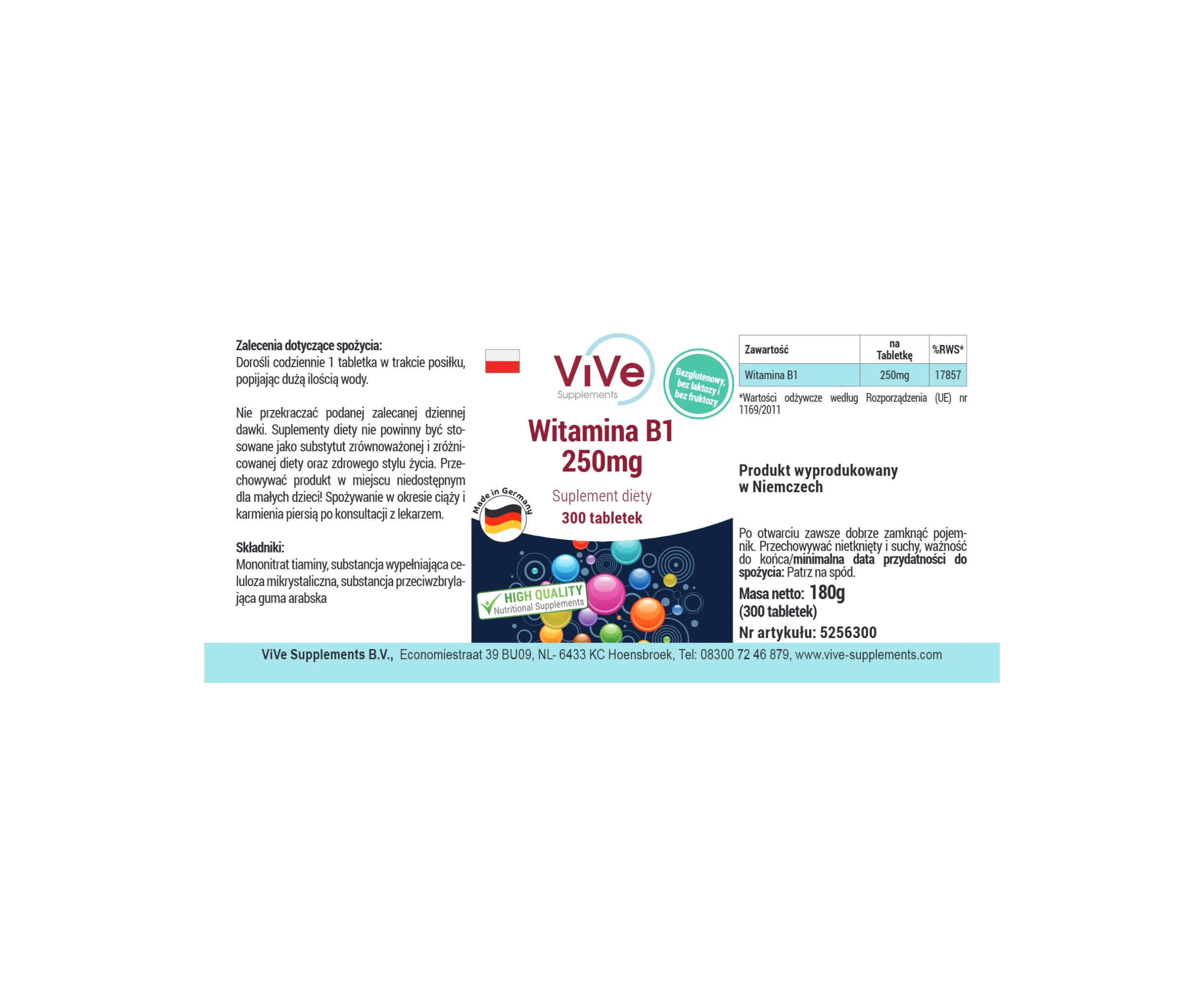 Vitamin B1 250mg