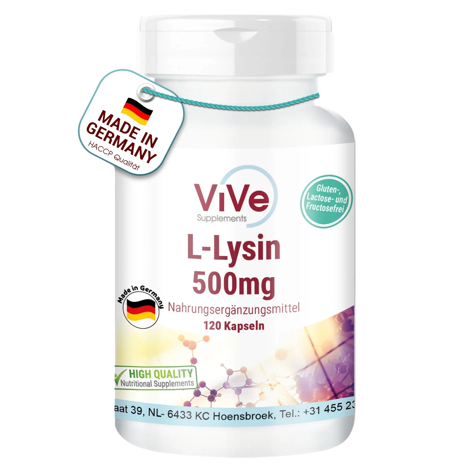 L-Lysin 1000mg | Vive Supplements L-Lysin 1000mg | Vive Supplements