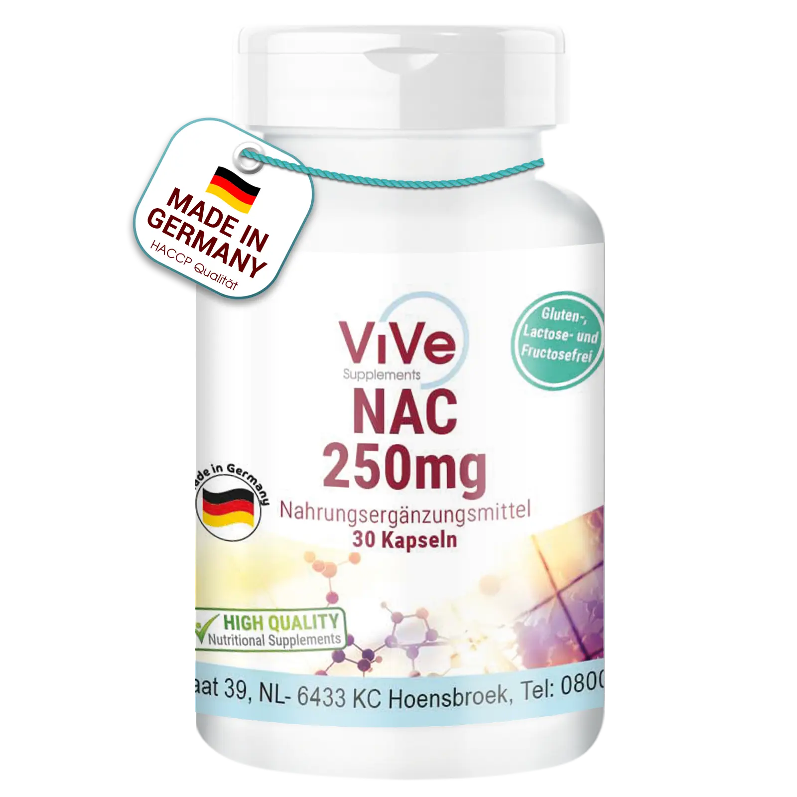 NAC 250mg | Vive Supplements NAC 250mg | Vive Supplements