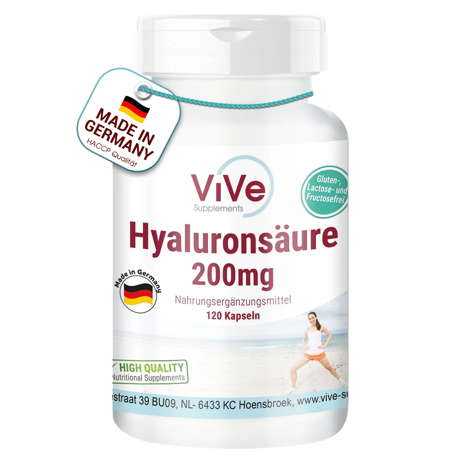Hyaluronsäure 400mg Tagesdosis | Vive Supplements Hyaluronsäure 400mg Tagesdosis | Vive Supplements