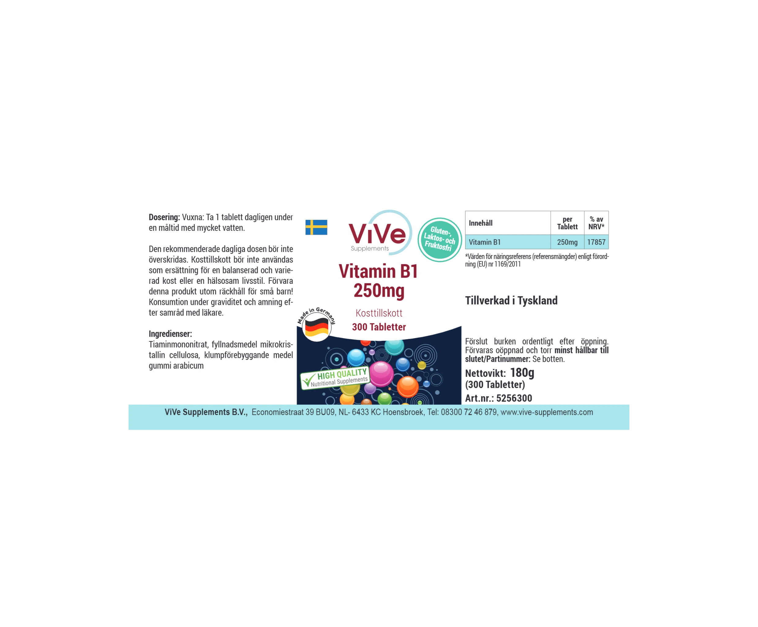Vitamin B1 250mg