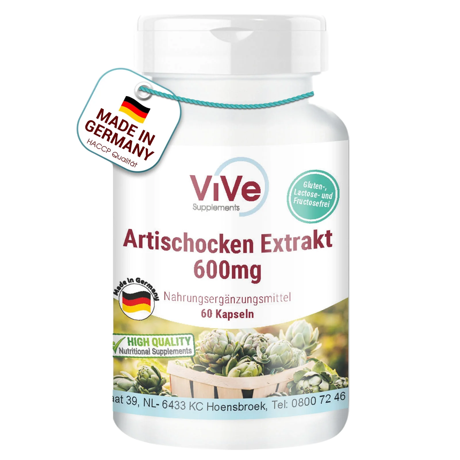 Artischocken Extrakt 600mg