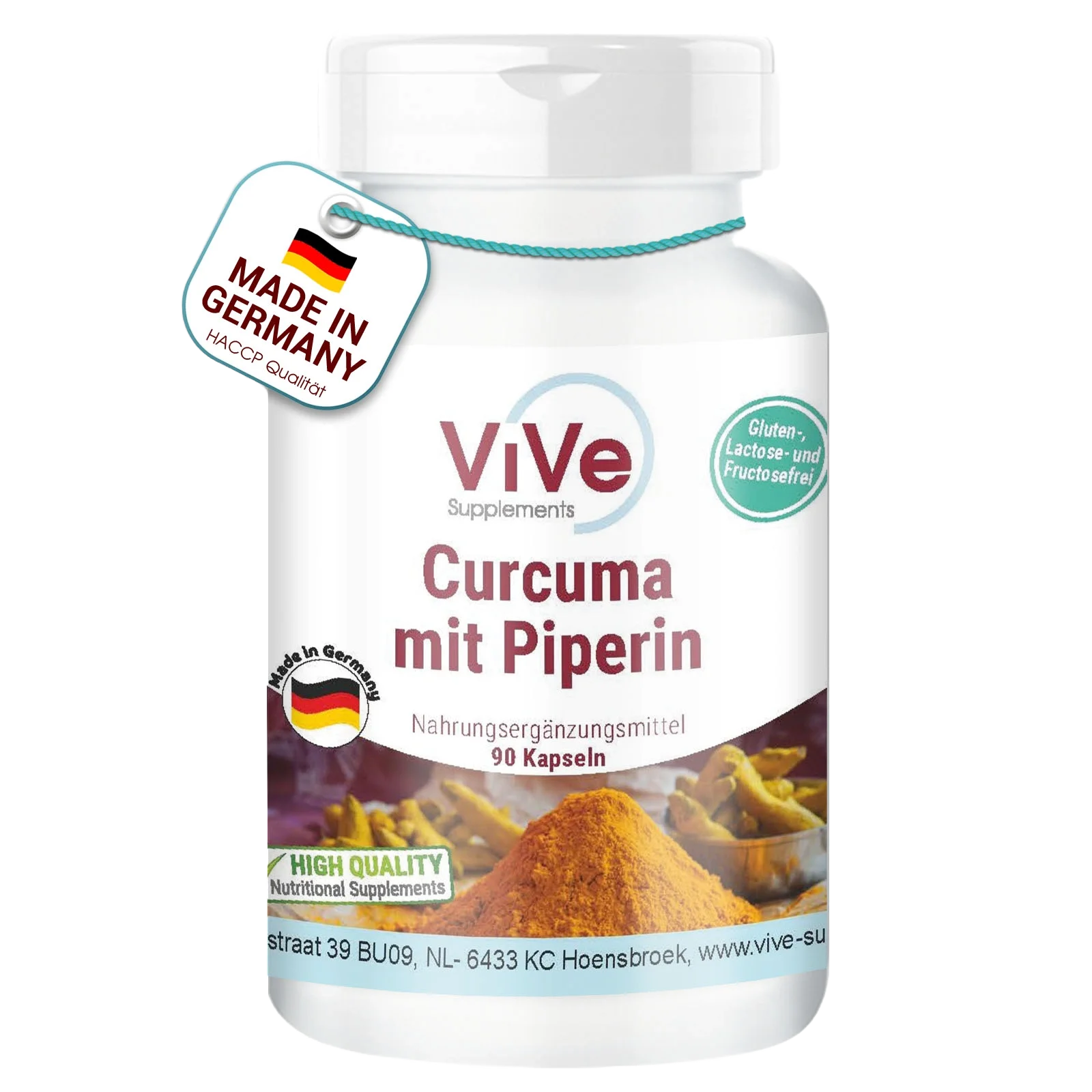 Curcuma mit Piperin 500mg