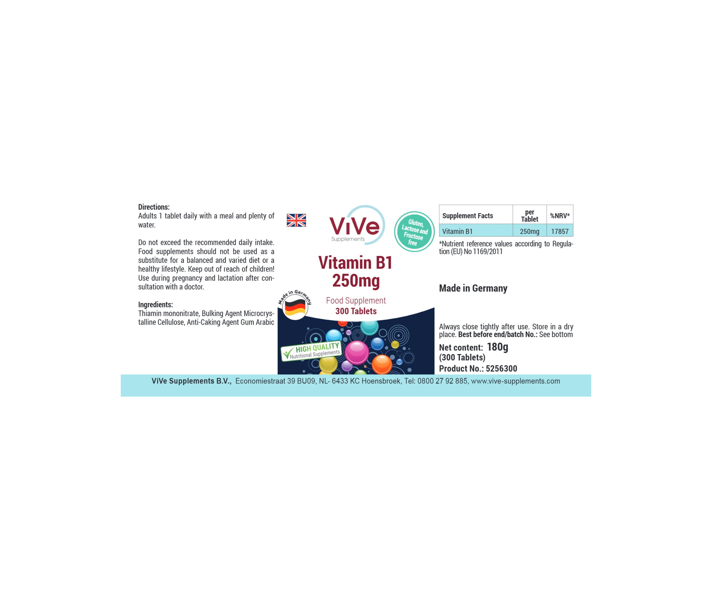 Vitamin B1 250mg