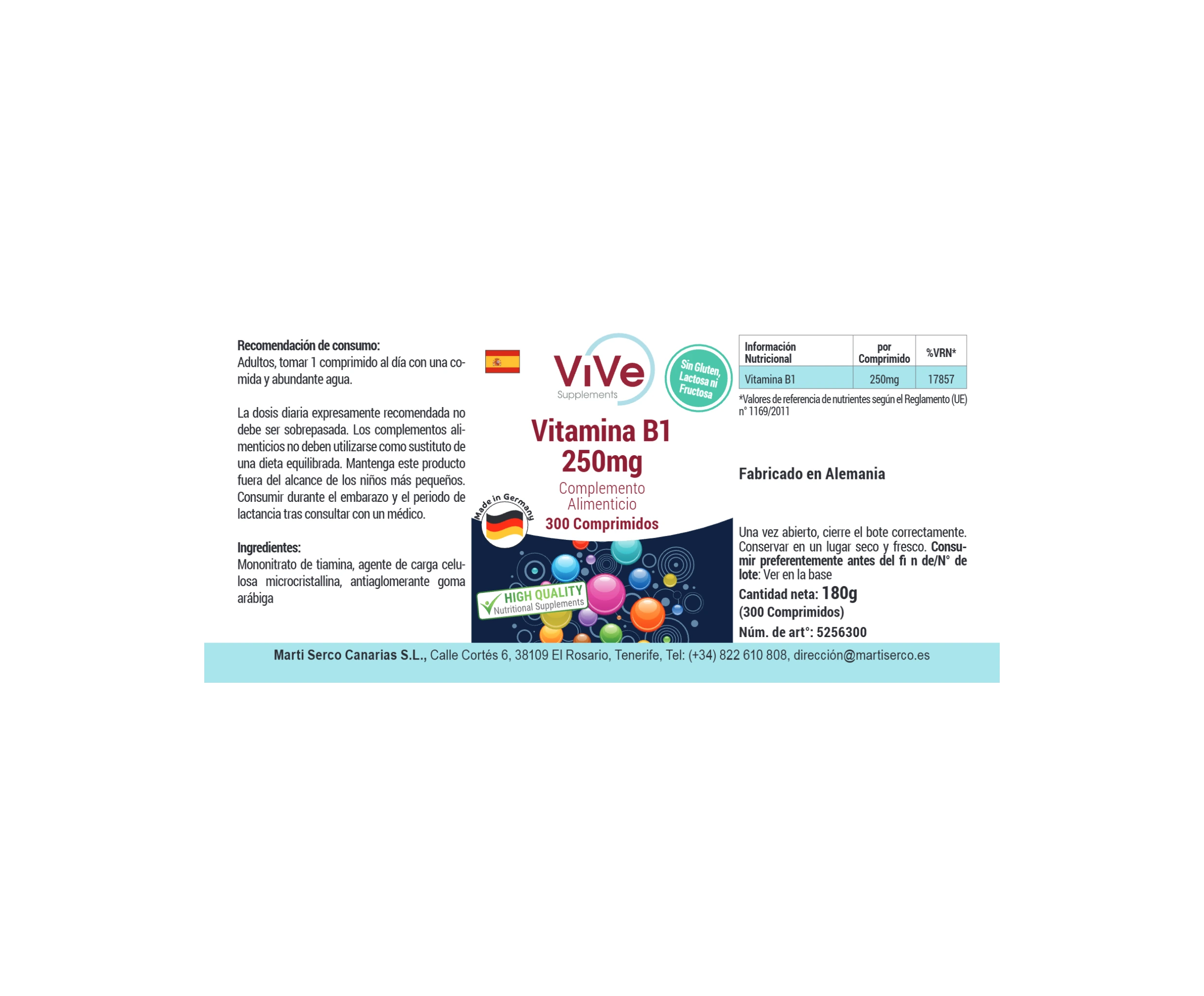 Vitamin B1 250mg
