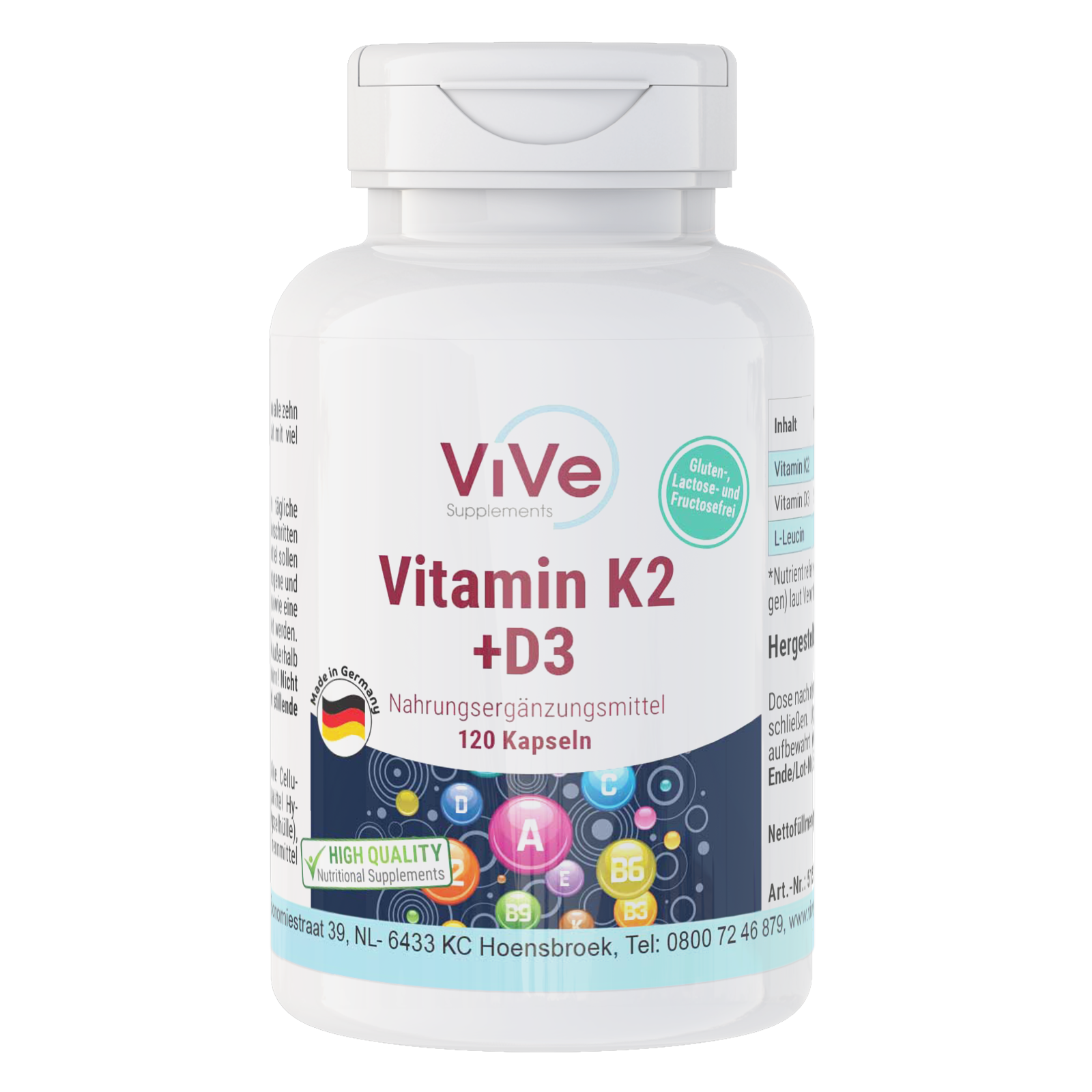 Vitamin K2 + D3 | Vive Supplements Vitamin K2 + D3 | Vive Supplements