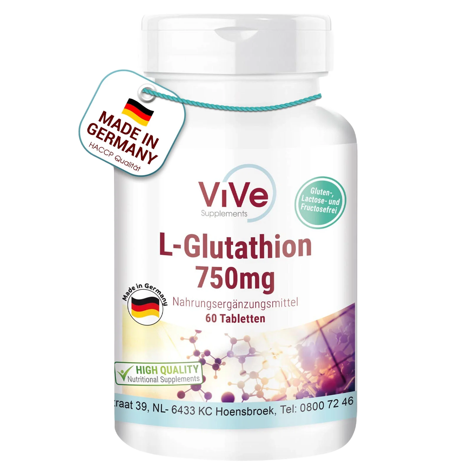 L-Glutathion 750mg | Vive Supplements L-Glutathion 750mg | Vive Supplements