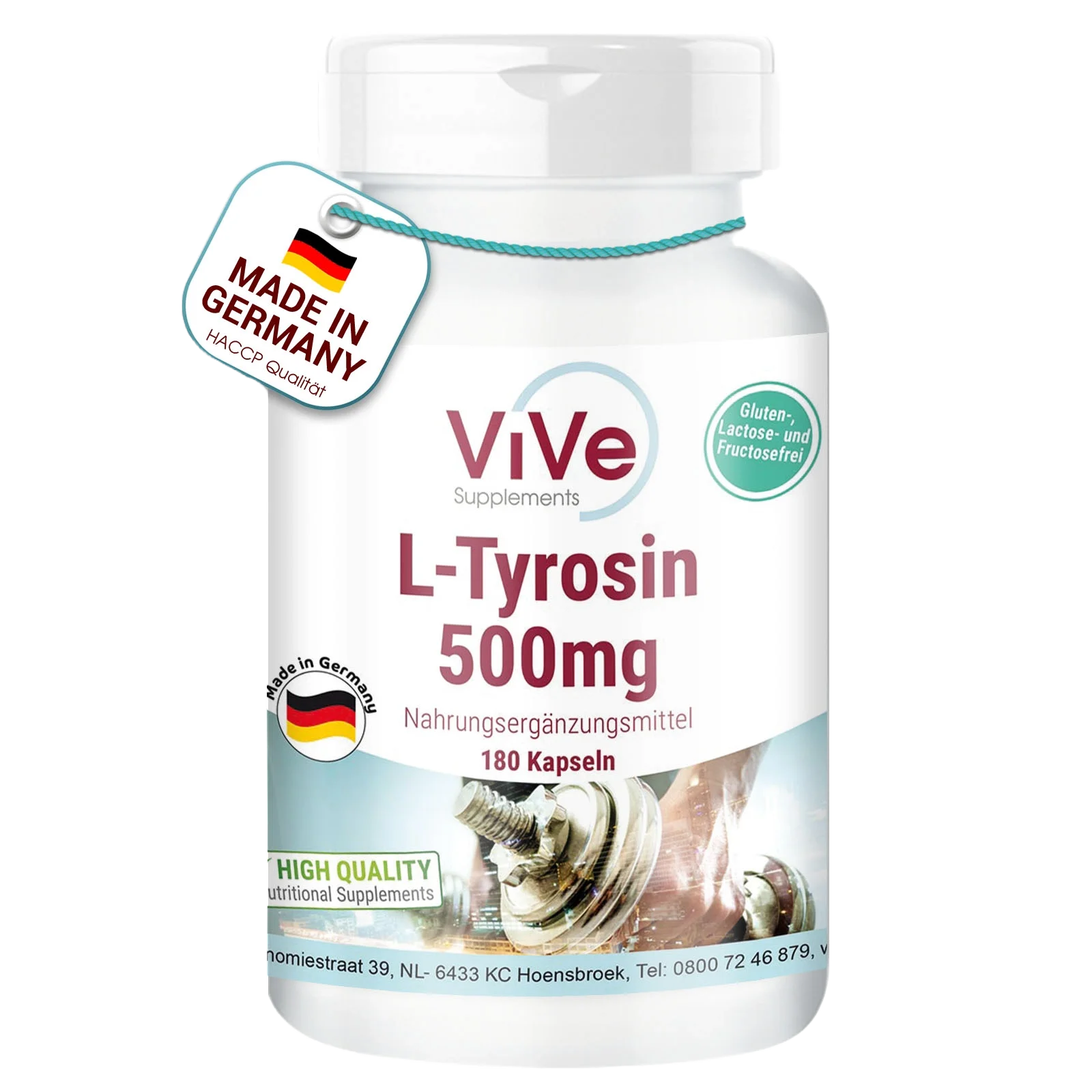 L-Tyrosin 1500mg | Vive Supplements L-Tyrosin 1500mg | Vive Supplements