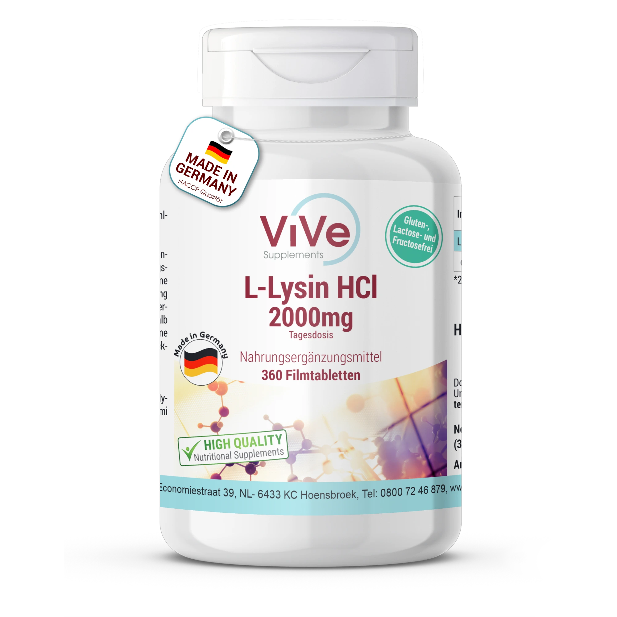L-Lysin HCl 2000mg
