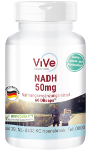 NADH 50 mg - 60 DRcaps - Sale - MHD 03/25