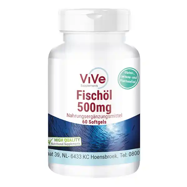 Fischöl 500mg | Vive Supplements Fischöl 500mg | Vive Supplements