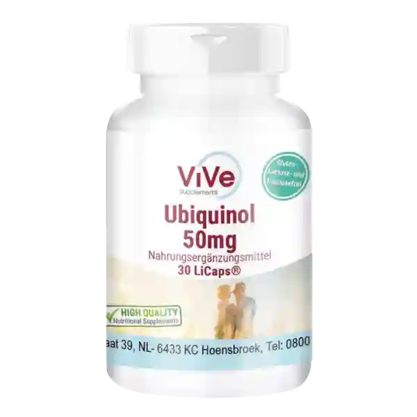 Ubiquinol 100mg - 30 Licaps® | Vive Supplements Ubiquinol 100mg - 30 Licaps® | Vive Supplements