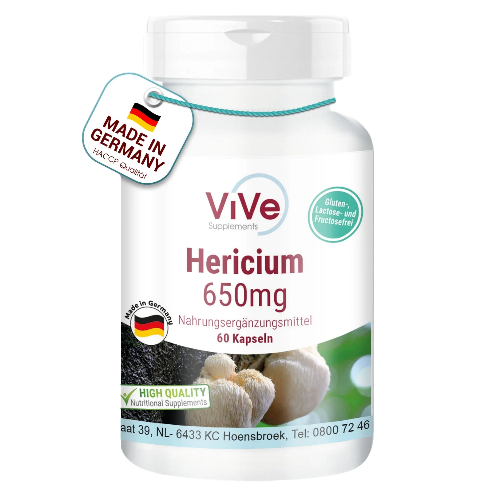 Hericium 650mg