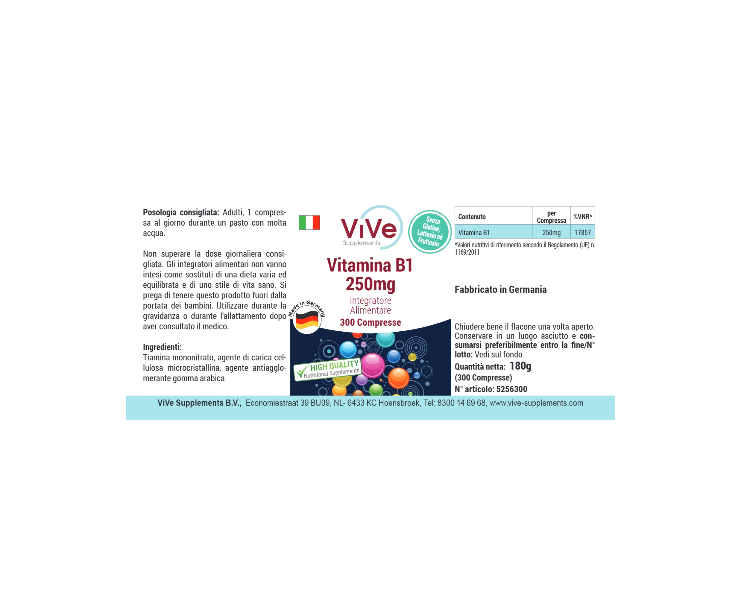 Vitamin B1 250mg