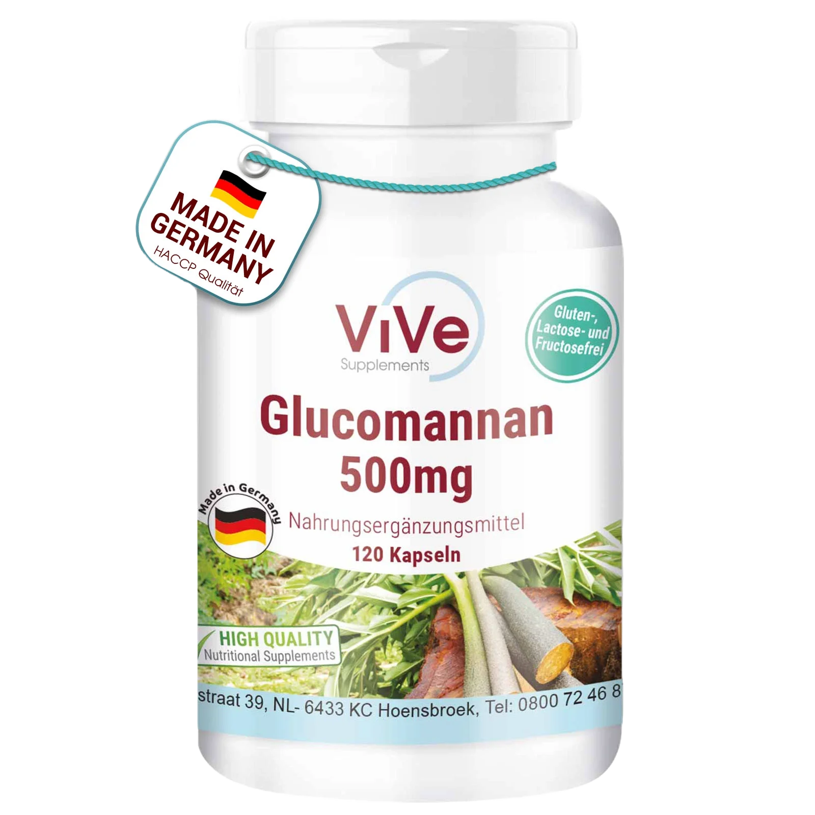 Glucomannan 500mg