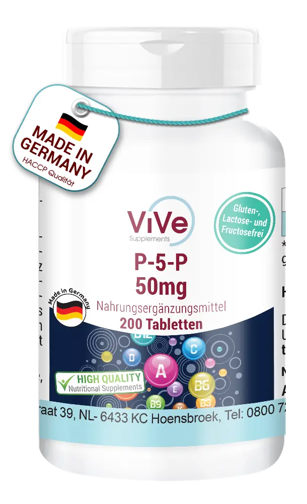 P-5-P 50mg - 200 Tabletten | Vive Supplements
